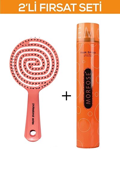 Fontenay Profesyonel 3 Boyutlu Açma Tarama Tarak Saç Fırçası + Saç Spreyi 400...