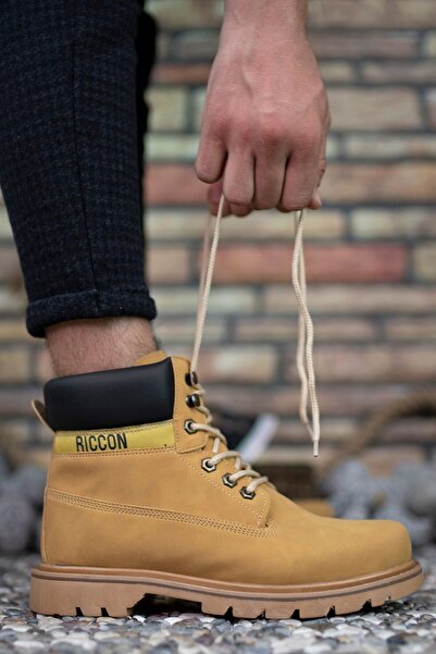 Riccon Unisex μπότες Riccon Nubuck Camel0012923