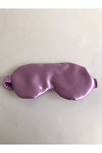 PratikDikisco Lila Saten Uyku Gözlüğü / Göz Bandı