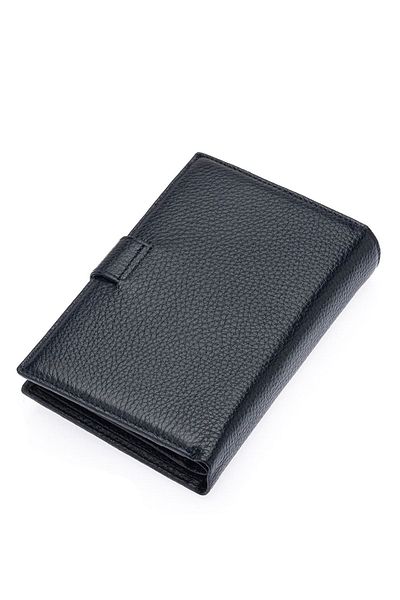 CüzCan Navy Blue Γνήσιο Δέρμα - Πορτοφόλι West Polo Passport