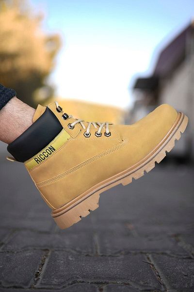 Riccon Unisex μπότες Riccon Nubuck Camel0012923