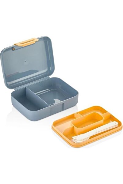 Vagonlife Γκρι Κουτί γεύματος - Διπλή στρώση, Σετ αποθήκευσης φαγητού δύο διαμερισμάτων