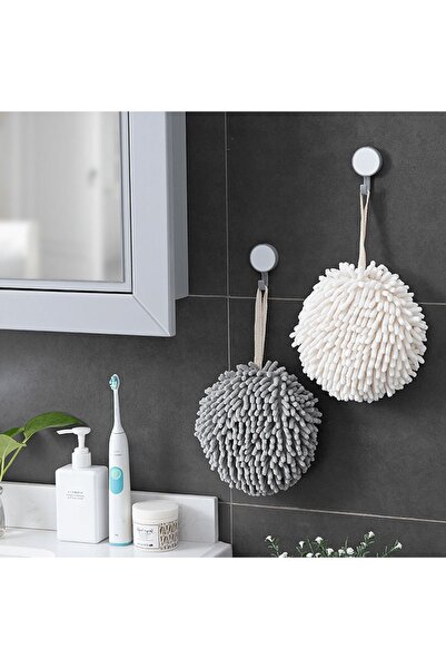 QUEEN Hızlı Kuruyan Mutfak ve Banyo El Havlusu / Gri