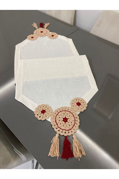 Parla Life Κρεμ Χρώμα Μοτίφ Runner 40x120 cm (ΠΡΟΣΑΡΜΟΣΜΕΝΟ ΜΕΓΕΘΟΣ ΚΑΙ ΧΡΩΜΑ)