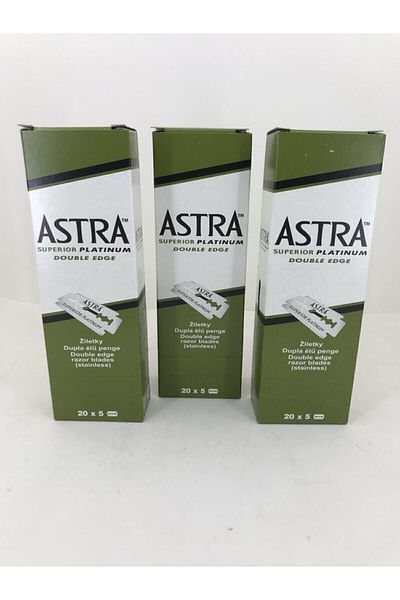 Astra Superior Platinum Leaf Razor X 3 Pack
