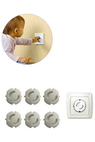 Mahi Max White Baby Child Safety Socket Cover and HousinG - Quantity Options