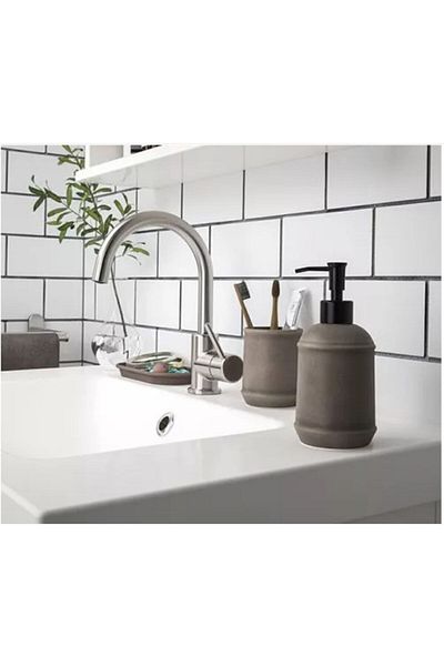 IKEA Σετ μπάνιου 3 τεμαχίων Θήκη για σαπουνάκι για βούρτσα Tvalsjön