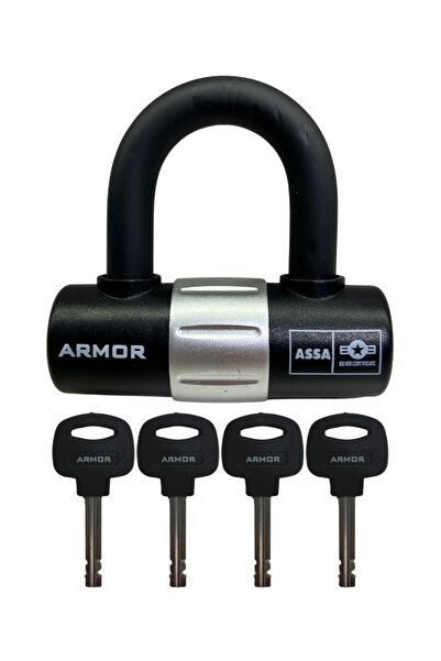 Armor KELEPÇE ÇELİK U BAR SRA CERTF. 4 ANAHTAR ( 12x11cm-16mm )