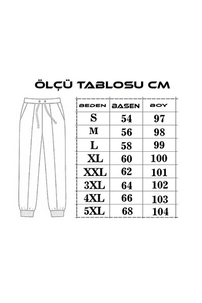 ALTIN DİKİŞ Ανδρική πλεκτή αθλητική φόρμα κάτω - Unisex, δύο κλωστών