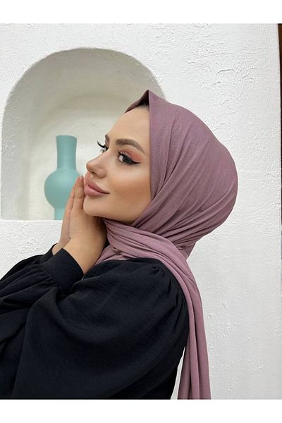 useev Combed Cotton Shawl Rose Color 0001