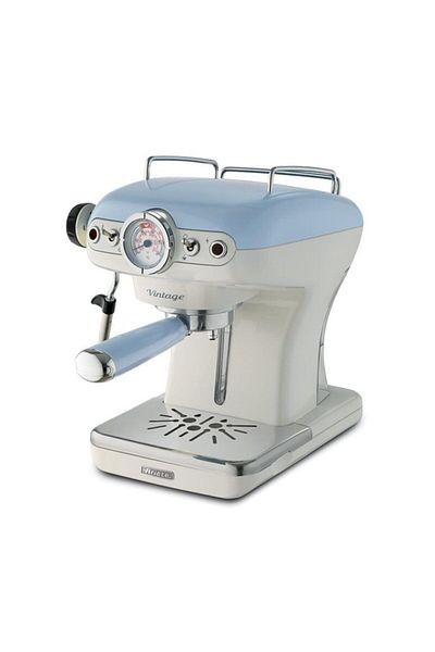 ARIETE Vintage Espresso Coffee Machine Blue