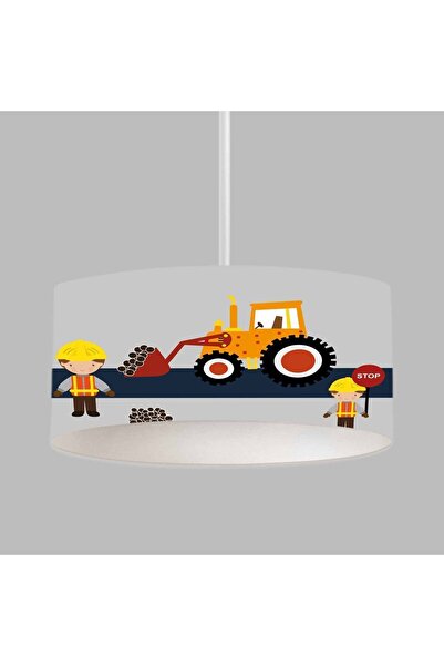 CİCİ ODAM Çocuk Bebek Odası Sarkıt Avize Kepçe İnşaat Arabası