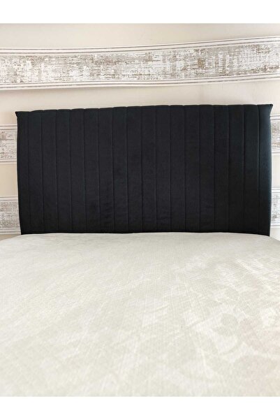 ByDekor Tasarım Sonne Keten Baza Başlık Kılıfı 150 Cm Siyah