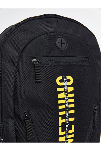 LC Waikiki Lcw Accessories - Boy's Text Printed Black School Bag