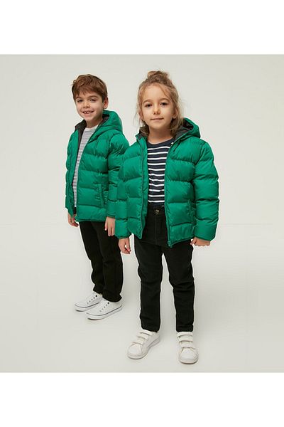 ÖNDER MODA Boy's GReen PuffeR Jacket - WateR and WindpRoof, Hooded Coat