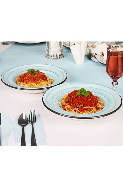 ŞURA MUTFAK Gusto 2-Piece Pasta Plate 25cm