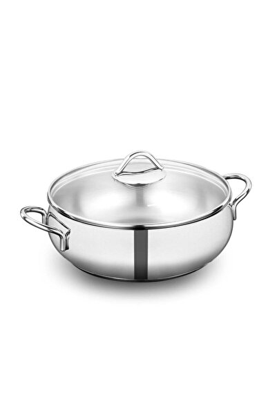 KORKMAZ A1077 Tombik Kısa Tencere 24*8