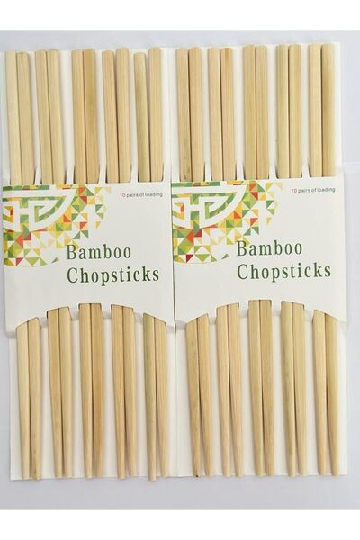Pars 10 Pairs Sushi Noodle Pasta Chinese Chopsticks Bamboo Chopstick For Hotel Restaurant Home Use