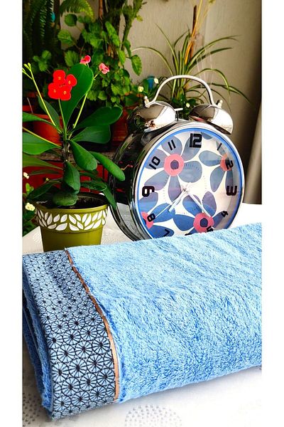 Altınbaşak Dulgher Bambus de lux 90x150 cm. Produse de export Prosop de baie (conține 40% bambus, 60% bumbac)