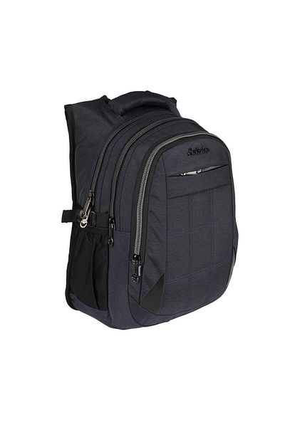 Relaxion School Casual Laptop Dark Bag - Αδιάβροχη, Δομή πλάτης νυχτερίδας, θήκη