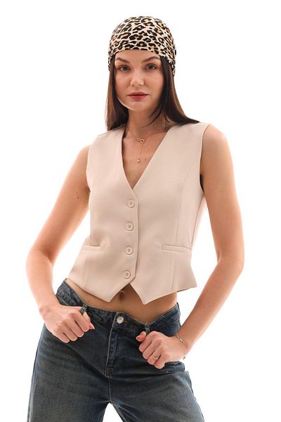 Bak'ap Γιλέκο Crop Blezer - Φόδρα