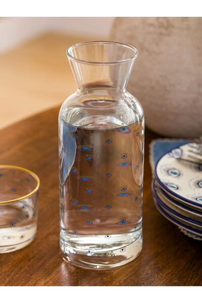 LC Waikiki LCW HOME Baskılı Bardaklı Sürahi 700 ML