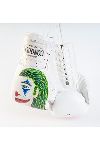 Conquer Custom Made Hero Joker Leather Boxing Gloves