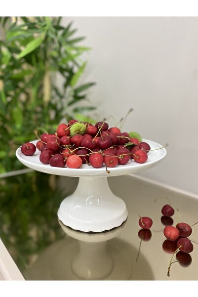 Sillage Home Pasta Ve Kek Sunumu 26 cm ,Porselen Pasta Standı,Çeyizlik Sunum