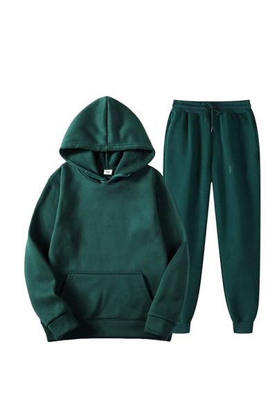 EXPECTED Σετ φόρμας 3 τεμαχίων Unisex Oversize - Βαμβακερό σχοινί, ράστερ, φαρδιά κοπή