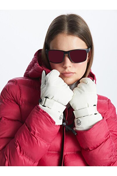 LC Waikiki Optical White Women's Gloves - Snow