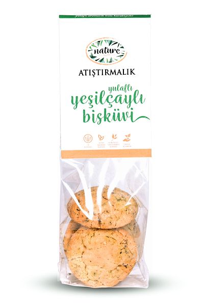 Nature by me Oatmeal Biscuits with Green Tea - 50g