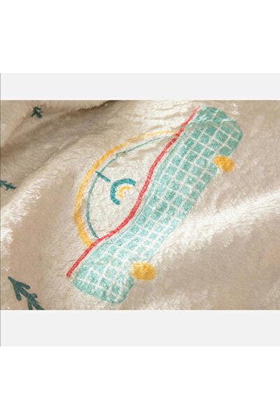 English Home Wellsoft Beige Baby Blanket Car