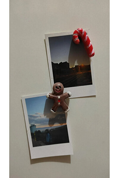 elyessa Kurabiye adam ve baston şeker magnet