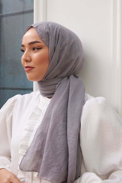 Silk Home Organik Jazz Şal Gri