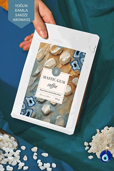 Mim and More Mastic Gum Coffee - Damla Sakızı Aromalı Kahve Filtre Kahve, 200 gr