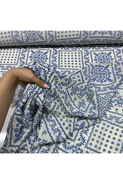 Yaren Ülker Ayrobin Kumaş Modal Çift En Etnik Çok Desenli