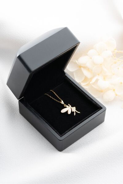 Silvano Jewelry 925 Ayar Gümüş Işıklı Kutuda Peri Kolye