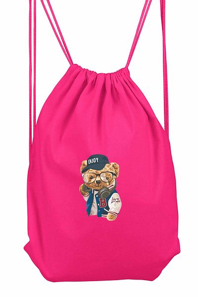 herotasarım Σακίδιο πλάτης αθλητικού στυλ Teddy Bear - bll4489