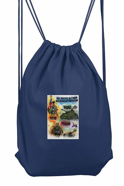 herotasarım Sports Style Backpack Under a Flag - bll4592