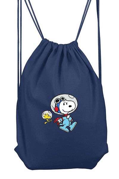 herotasarım Αθλητικό σακίδιο πλάτης Snoopy Astronaut - bll4514