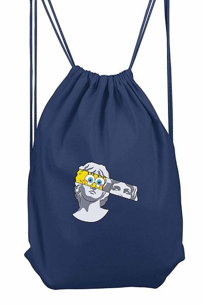 herotasarım Αθλητικό σακίδιο πλάτης Bob Sponge - BLL4879