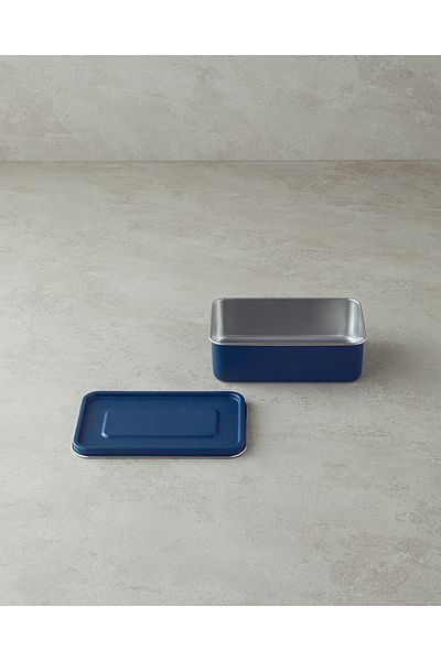 English Home Harper 900mlDark Blue Stainless SteelLunchBox