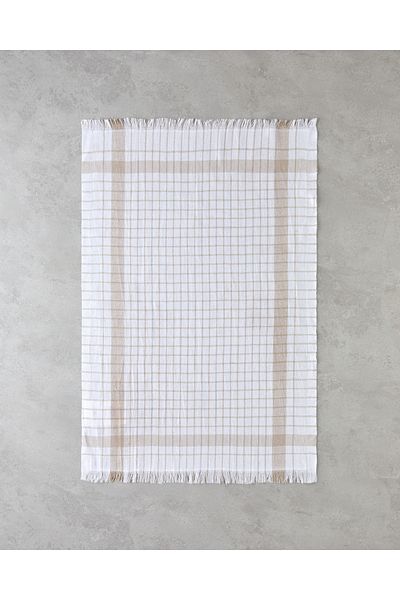 English Home Evelyn Beige Drying Cloth - 40x60 Cm, Cotton Polyester