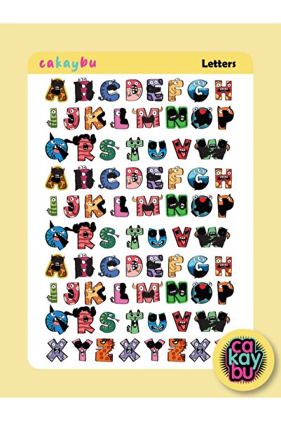 cakaybu Autocolant cu literă