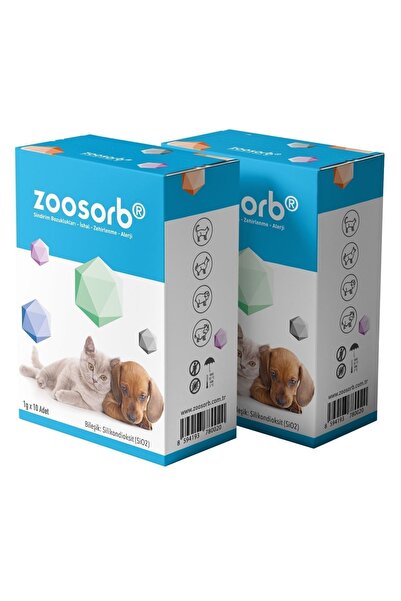 Zoosorb Kedi Köpek Sindirim Bozuklukları Ishal Zehirlenme Allerji Desteği 0,5...