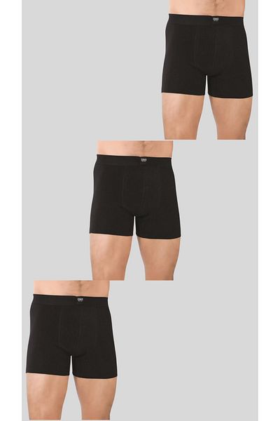 DONEX Ανδρικό ψηλόμεσο Lycra Boxer 3 Pack 02300