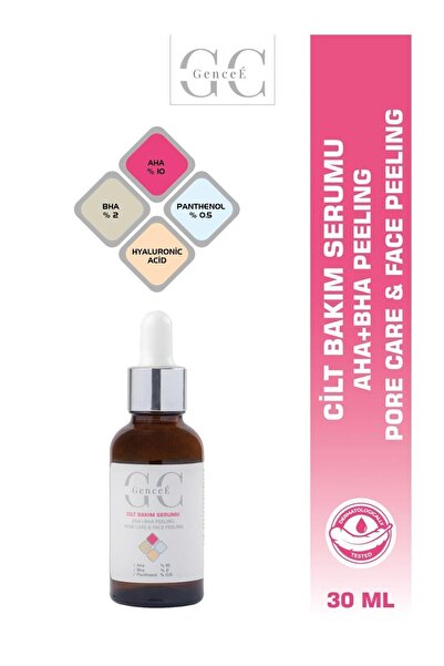 GenceE Canlandırıcı & Cilt Tonu Eşitleyici Kırmızı Peeling Aha Bha Serum 30ml