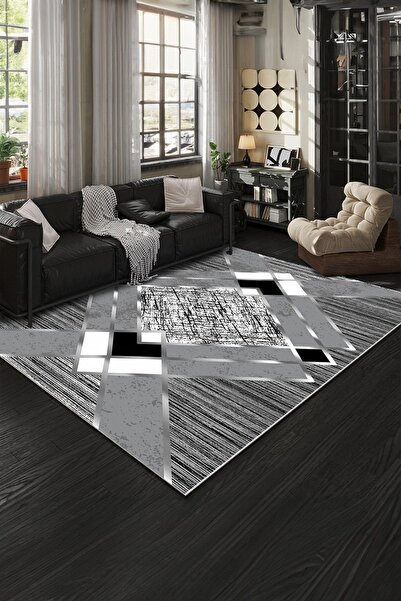 Faiend Dijital Baskı Yıkanabilir Kaymaz Taban Dekoratif Salon Halısı Mutfak H...