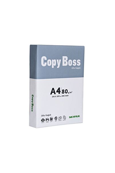 Mopak Copy Boss A4 Fotokopi Kağıdı 80gr 2 Paket (1000 Yaprak)