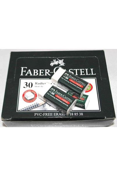 Faber Castell Dust Free Eraser No:30 Small Size 30 Pieces (1 Box)